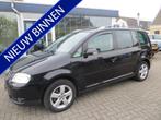 Volkswagen Touran 2.0-16V FSI Highline/7 PERSOONS/AIRCO/CRUI, Voorwielaandrijving, Gebruikt, Zwart, Origineel Nederlands