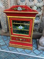 Tibetaans chinees altaar mini kastje chinese handbeschilderd, Verburgt Vintage, Gebruikt, Ophalen of Verzenden, https://verburgtvintage.nl/#contact