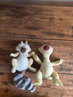 Ice Age Knuffels - Sid & Scrat, Kinderen en Baby's, Speelgoed | Knuffels en Pluche, Ophalen of Verzenden, Gebruikt, Overige typen