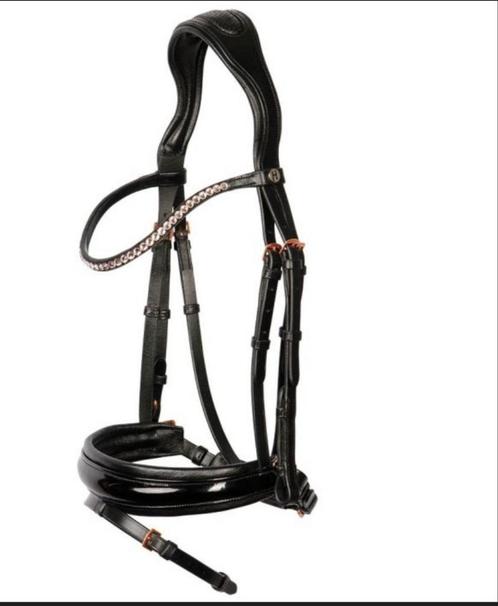 Harry's Horse Hoofdstel Rosegold Lacque II, Dieren en Toebehoren, Paarden en Pony's | Hoofdstellen en Tuigage, Zo goed als nieuw