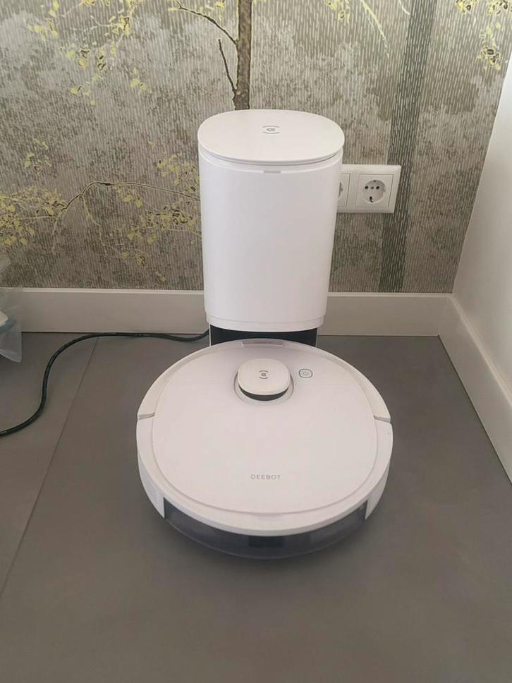 Robotstofzuiger, wit, Ecovacs, Deebot N8 Pro+., Witgoed en Apparatuur, Stofzuigers, Gebruikt, Robotstofzuiger, Minder dan 1200 watt