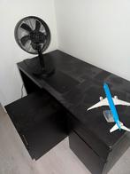 Ikea bureau en klein ladenkastje hout, Ophalen, Zo goed als nieuw