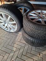 Winterbanden op Audi Aluminium velg, Auto-onderdelen, Banden en Velgen, Ophalen, 18 inch, 245 mm, Banden en Velgen
