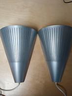 2x IKEA KLYKA metalen conische wandlamp lamp 80's, Ophalen of Verzenden, Gebruikt