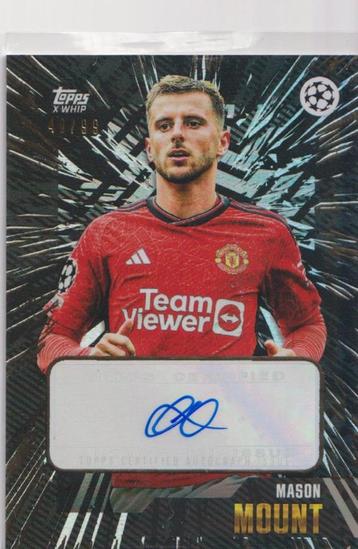 Topps x Whip Mason Mount Autograph /99 beschikbaar voor biedingen