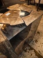 Versteend houten salon tafel petrified wood, 50 tot 100 cm, Nieuw, Minder dan 50 cm, 50 tot 100 cm