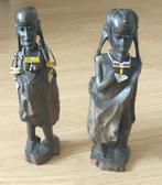 houtsnijwerk Massai krijgers, volgnr 34, Antiek en Kunst, Ophalen of Verzenden