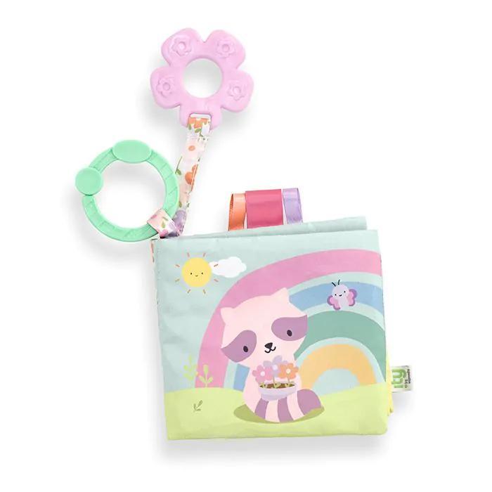 Stoffen babyboekje bloemen, Kinderen en Baby's, Speelgoed | Babyspeelgoed, Nieuw, Overige typen, Ophalen of Verzenden