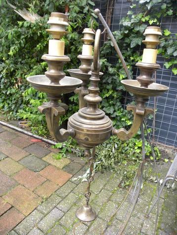 Brons lamp kroonluchter zoldervonst beschikbaar voor biedingen