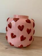 Hartjes vaas, Ophalen, Zo goed als nieuw, Glas, Minder dan 50 cm