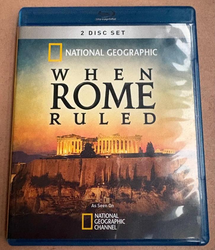 'When Rome Ruled' (import, National Geographic, zeldzaam), Cd's en Dvd's, Blu-ray, Zo goed als nieuw, Documentaire en Educatief