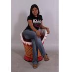 Tafel en stoelen in ijs uitvoering - terrasstoelen schepijs, Ophalen, HorecaBeelden, Overige typen, Nieuw