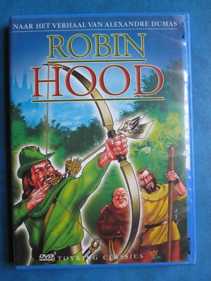 Robin Hood, Cd's en Dvd's, Dvd's | Tekenfilms en Animatie, Zo goed als nieuw, Amerikaans, Tekenfilm, Alle leeftijden, Ophalen of Verzenden