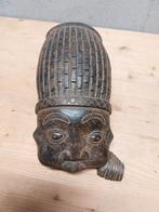 Afrikaanse terracotta pijp – 23 cm – handgemaakt – beschadig, Ophalen of Verzenden