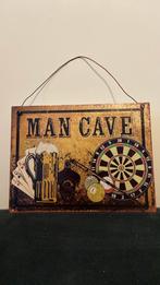 Metalen man cave plaat, Huis en Inrichting, Ophalen of Verzenden, Zo goed als nieuw