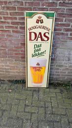Emaille reclamebord hoegaarden das bier, Ophalen of Verzenden, Gebruikt, Reclamebord