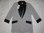 Leuke zwart/witte ROCK & ROLL/ROCKABILLY jas (1), Ophalen, Maat 52/54 (L), Carnaval, Nieuw