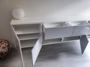 Witte hang Dressoir/Opbergkast 
