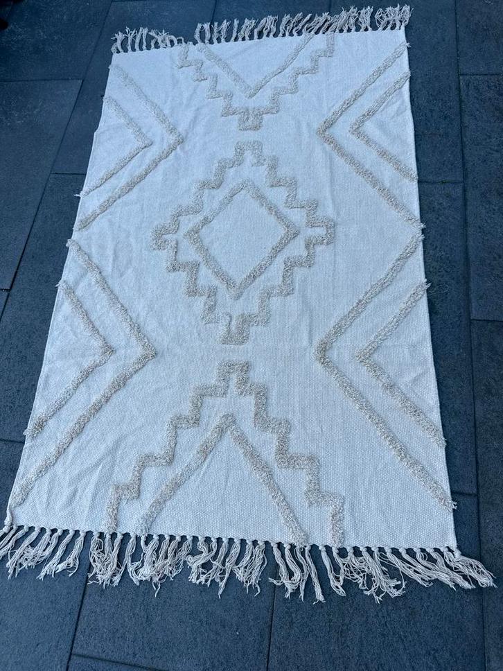 Bohemian Vloerkleed met Franjes - Nieuw!, Huis en Inrichting, Stoffering | Tapijten en Kleden, Nieuw, 50 tot 100 cm, 100 tot 150 cm