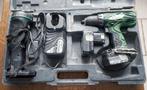 Hitachi  boormachine 14,4V Li-ion battery& led-lamp, Doe-het-zelf en Verbouw, Gereedschap | Boormachines, Gebruikt, Variabele snelheid