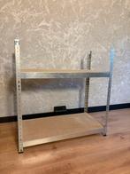 Metalen stellingkast met twee planken, Doe-het-zelf en Verbouw, Metalen, Ophalen, Zo goed als nieuw