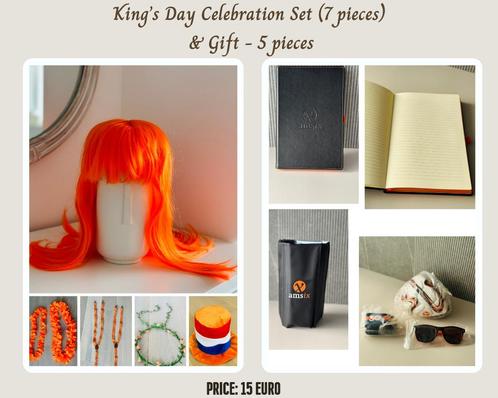 King’s Day Celebration Set | Fun & Festive Accessories & GIF, Diversen, Vlaggen en Wimpels, Ophalen of Verzenden