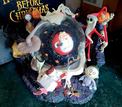 Zeldzame Disney snowglobe Nightmare before Christmas NBC, Verzamelen, Disney, Nieuw, Overige typen, Overige figuren, Ophalen