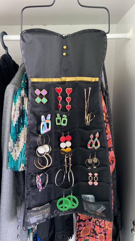 Sieraden hanger oorbellen Umbra organizer. Hangt in kast, Overige materialen, Overige voorstellingen, Zwart, Ophalen of Verzenden