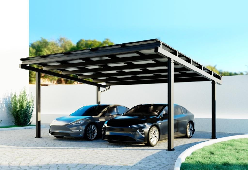Solarcarport, Tuin en Terras, Overkappingen, Ophalen, Nieuw, Carport