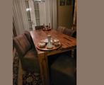Mooie mangohouten tafel, Zo goed als nieuw, Vijf personen of meer, 150 tot 200 cm, Rechthoekig