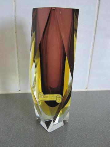  Murano Italy Flavio Poli glas vaas Hoogte 16 cm beschikbaar voor biedingen