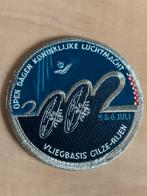 Mouwembleem open dagen luchtmacht 2002 gilze rijen, Verzenden, Luchtmacht, Nederland, Embleem of Badge