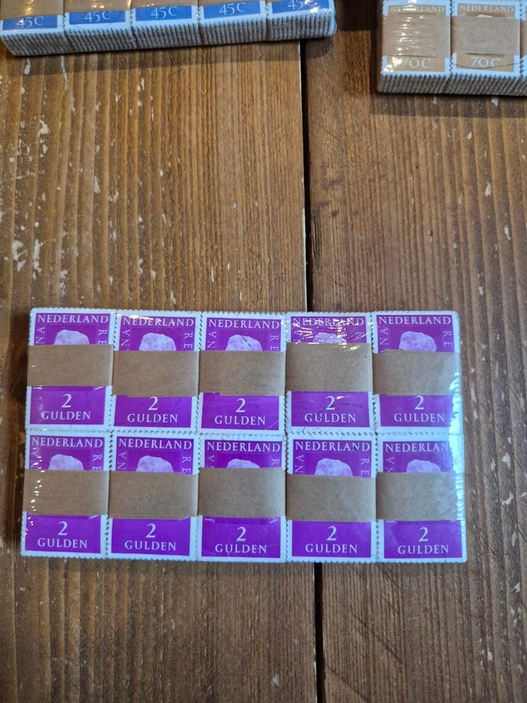 Bundel van 100 (setjes 10x100) postzegels., Ophalen of Verzenden, Na 1940, Gestempeld