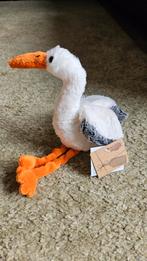 Ooievaar knuffel, Kinderen en Baby's, Speelgoed | Knuffels en Pluche, Ophalen of Verzenden, Overige typen
