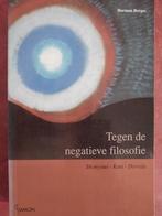 Tegen de negatieve filosofie Dionysius - Kant - Derrida, Ophalen of Verzenden, Zo goed als nieuw