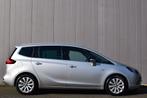 Opel Zafira Tourer 1.4 Cosmo ECC | Half Leder | Full Map Nav, Euro 5, Zwart, 4 cilinders, Leder en Stof