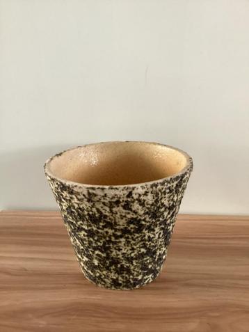 Retro berkenbast bloempot grote pot boomschors vintage 14 cm beschikbaar voor biedingen