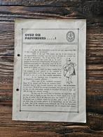 Scouting flyer "Over die Padvinders", Verzamelen, Scouting, Ophalen of Verzenden, Gebruikt, Embleem, Speld of Insigne