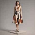 H&M swing dress a-lijn jurk beige S/36 NIEUW, Kleding | Dames, Jurken, Beige, Nieuw, Ophalen of Verzenden, Knielengte