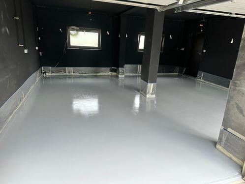 2K Epoxy - PU gietvloer | vloercoating Betoncoating Egaline, Doe-het-zelf en Verbouw, Verf, Beits en Lak, Nieuw, Verf, 10 tot 15 liter