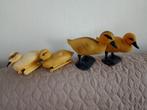 Eenden pullen ( 4x ), Tuin en Terras, Tuinbeelden, Ophalen of Verzenden, Zo goed als nieuw, Kunststof, Dierenbeeld