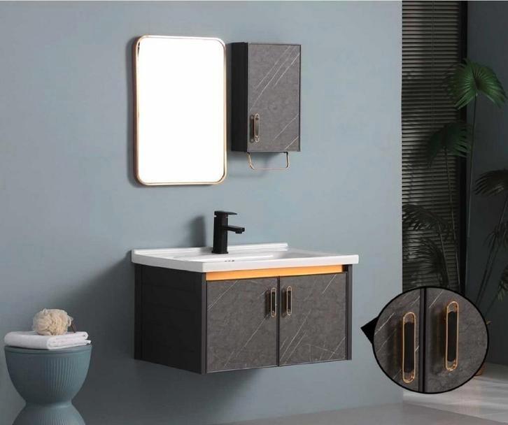 Wasmeubel met kast, Huis en Inrichting, Badkamer | Badkamermeubels, Nieuw, Wasbak of Wastafel, Minder dan 100 cm, 50 tot 100 cm