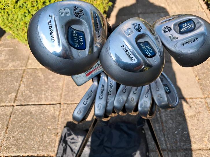 Complete Golfset Cougar lady s  silver cat, Sport en Fitness, Golf, Gebruikt, Set, Overige merken, Ophalen