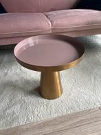Bijzettafel, Minder dan 55 cm, Metaal of Aluminium, Rond, Zo goed als nieuw