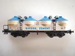Fleischmann H0 wagon, rijtuig BAYERN ZEMENT dubbel asser, Hobby en Vrije tijd, Modeltreinen | H0, Gebruikt, Gelijkstroom, Fleischmann