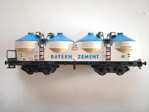 Fleischmann H0 wagon, rijtuig BAYERN ZEMENT dubbel asser, Hobby en Vrije tijd, Modeltreinen | H0, Gebruikt, Wagon, Gelijkstroom