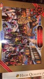 Kerstpuzzel 1000 stukjes Gibsons limited edition, Ophalen of Verzenden, 500 t/m 1500 stukjes, Zo goed als nieuw