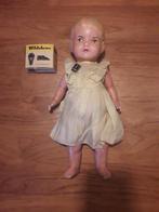 Antieke Wildebras Pop van Papier mache: Bruine oogjes!, Verzamelen, Poppen, Ophalen of Verzenden, Gebruikt, Pop