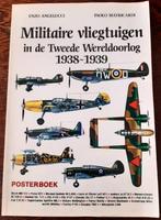 Militaire vliegtuigen in WOII 1938-1939. Posterboek., Boeken, Oorlog en Militair, Gelezen, Ophalen of Verzenden