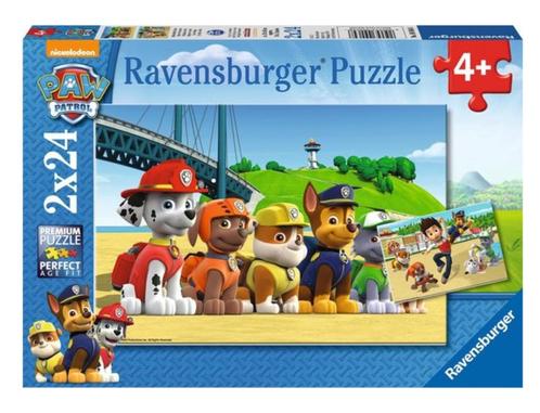 Ravensburger PAW Patrol: Dappere honden - 2x24 stukjes -, Kinderen en Baby's, Speelgoed | Kinderpuzzels, Zo goed als nieuw, 10 tot 50 stukjes